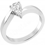 Example of Pear Cut Engagement Ring